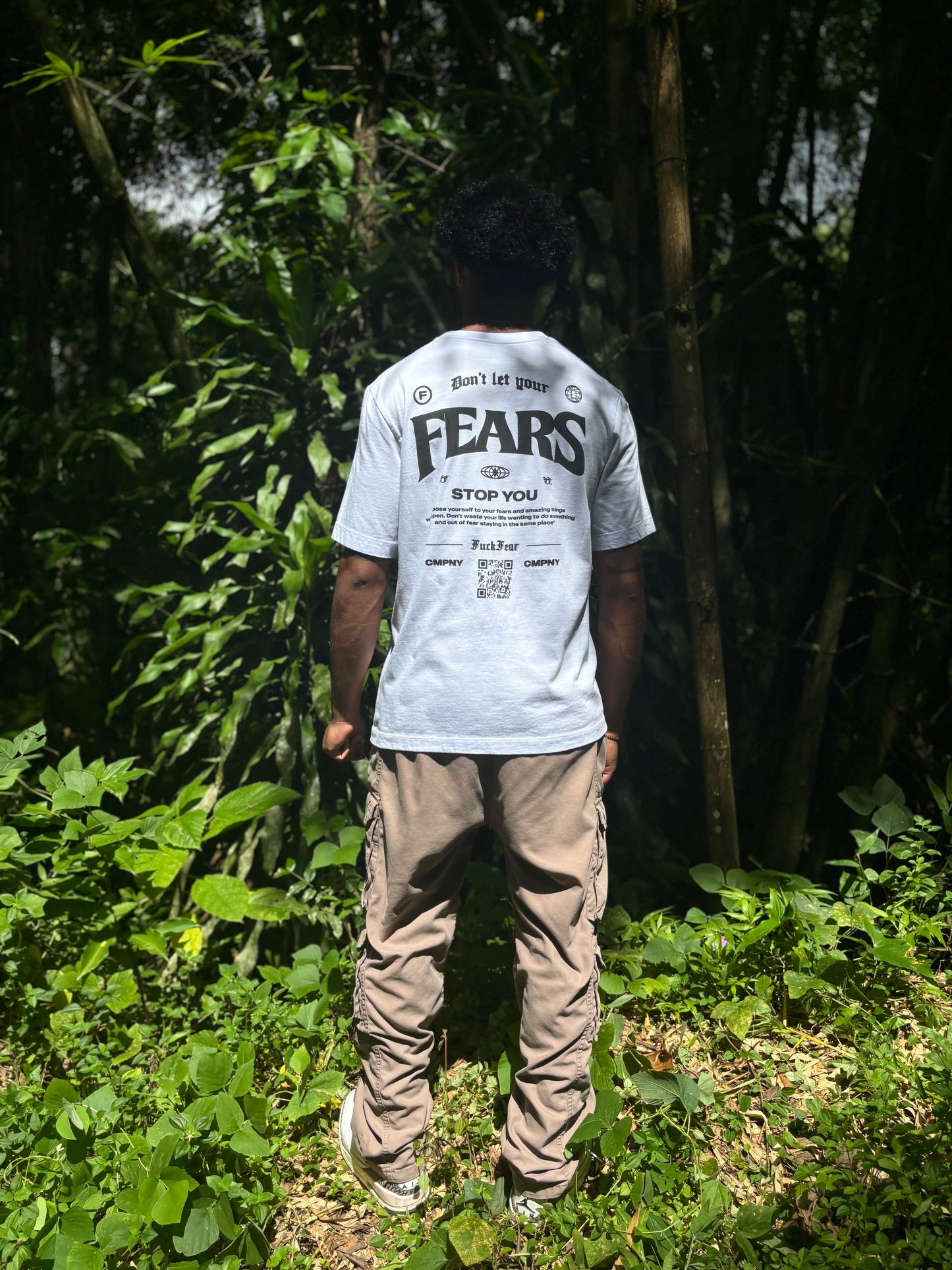 Don't Let Your Fears Stop You White Tee